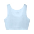 thumbnail image 3 of Bras for Women,Seamless Wirefree Training Bra For Growing Girls Soft Comfort Bralette Tweens Breathable Lightweight Youth Activities Camisole,Sports Bras for Women,Blue,XL, 3 of 5