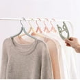 thumbnail image 2 of Portable Foldable Hangers, Space Saving Hanger Multi Magic Hanger Storage, Plastic Hangers Child Hanger, Non-Slip Durable,, 2 of 4