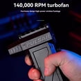 thumbnail image 4 of Soplador de Aire Turbo X3Pro de 140.000 RPM, Potente Motor Sin Escobillas, Ventilador Turbo, Velocidad del Viento de 8000 MAh, Potente Soplador de Aire., 4 of 5