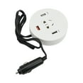 thumbnail image 3 of Car Inverter Power Inverter 12V To 110V Car Outlet Adapter 12V Inverter White Mingyiq, 3 of 9