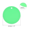 thumbnail image 2 of Uxcell 1.17 inch Round Plastic Tags Tear Proof Waterproof Price Tags with Tie 25 Pcs Green, 2 of 5