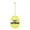 Yellow, variant on Interactive Cat Puzzle Feeder Toy, Wobble Treat Dispenser with Adjustable Difficulty & Teaser Wand, Slow Feeder Mental Stimulation Toy for Indoor Cats, Green