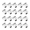 thumbnail image 1 of 20Pcs LED Holder Bezel Mount Brass Light‑Emitting Diode Concave Metal Base 5mm F5, 1 of 14