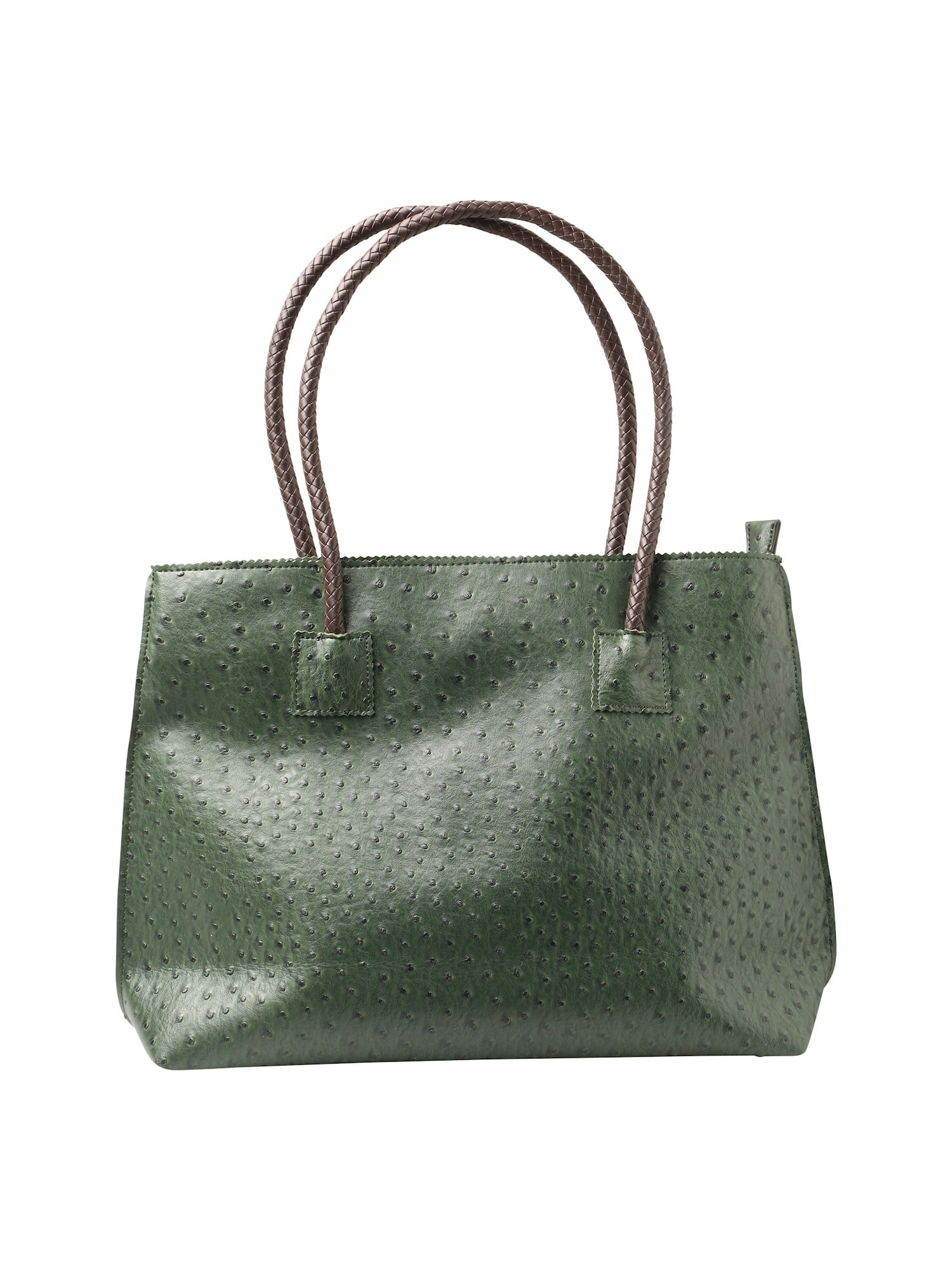 vegan ostrich tote