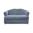 thumbnail image 1 of Sure Fit 35828 Banquette d'Appoint à Rayures Stretch 2 Piments, Bleu Français, 1 of 5