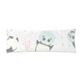 thumbnail image 1 of YUSDECOR Cute Pandas Astronauts Body Pillow Pillowcase Pillow Protector Cushion Cover 20x60 Inch, 1 of 1
