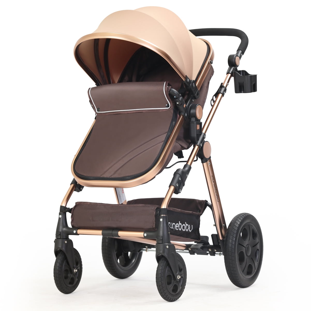 rose gold bassinet stroller