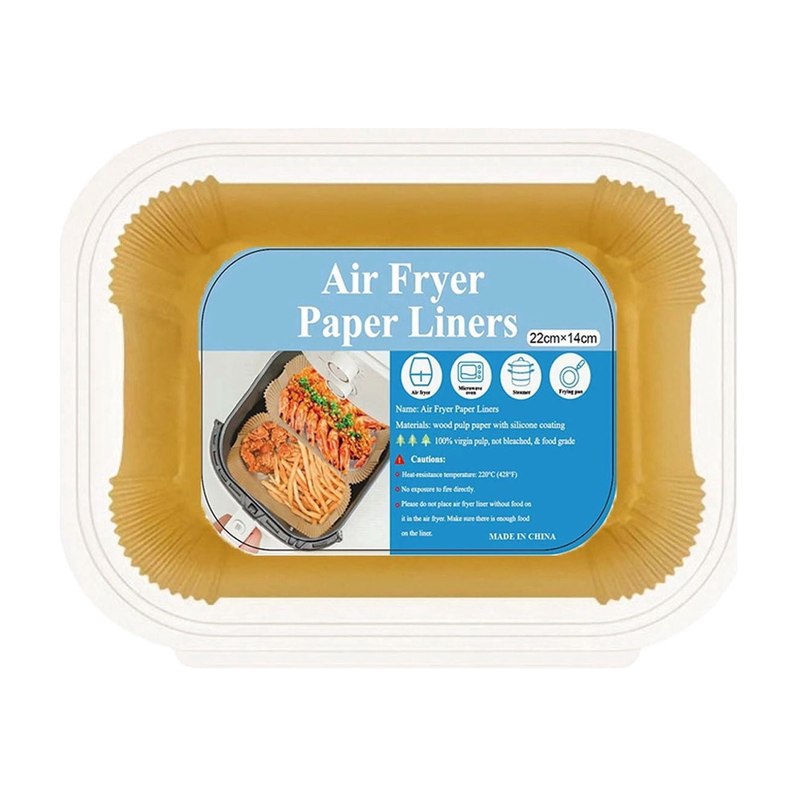 Ailezt Air Fryer Parchment Paper Sheets Non Stick Cooking Liners For Meals And Easy