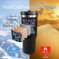 thumbnail image 3 of 30 oz Tumbler with Handle and Flip Straw，Friendship Gifts for Women Friend Sister, Stainless Steel Insulated Coffee Mug, Reusable Spill-Proof Thermal Cups for Hot and Cold Drinks, 3 of 6
