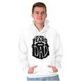 thumbnail image 4 of Big Bad Beard Dad Fathers Day Gift Men's Big & Tall Graphic Hoodie Brisco Brands 5X, 4 of 5