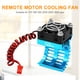 thumbnail image 4 of Disipador de calor de motor sin escobillas Wdftyju con ventilador de refrigeración 5 V para coche RC 1/14 1/16 1/18 azul, 4 of 9