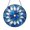 Acrylic 3.5 Inch, variant on Mandala Pattern Floral Stained Glass Style Suncatcher Round Window Hanging Panel for Home Decor Bright Modern Art