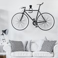 thumbnail image 4 of COMPUKAS 4pcs Bicycle Wall Mount Iron Hooks Black for Garage Tools and Organization, 4 of 8