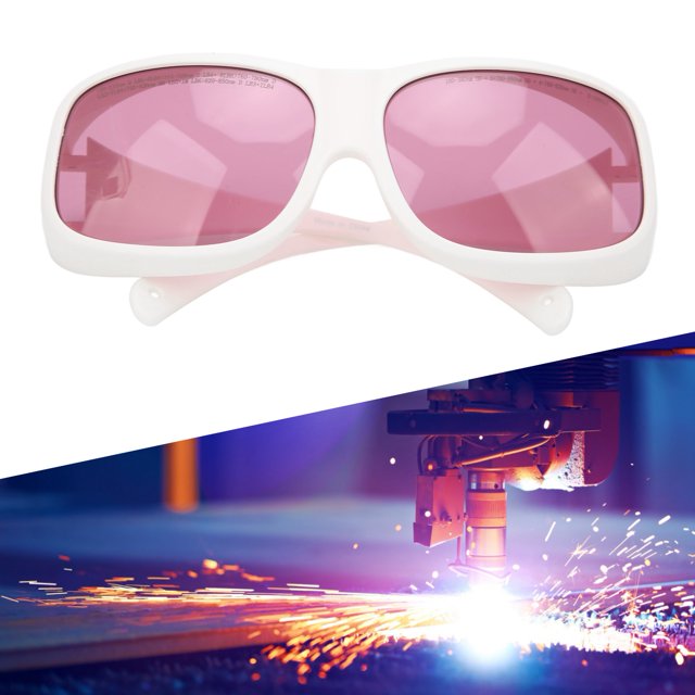 Gafas de seguridad lentes moradas resistentes al desgaste antiarañazos 808NM 850 longitud de onda gafas láser PC para dispositivo de depilación de belleza