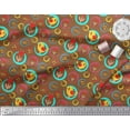 thumbnail image 3 of Soimoi Rayon Fabric Floral,Circle & Bird Artistic Print Fabric by Yard 56 Inch Wide, 3 of 3