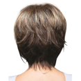 thumbnail image 3 of Women Real Natural Wig Ladies Short Straight Hair Bob With Bangs Full Wigs, 3 of 5