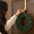 thumbnail image 6 of 10" Canadian Pine Artificial Christmas Wreath, Faux Pine Christmas Wreath, Seasonal Indoor Home Decor, 6 of 9