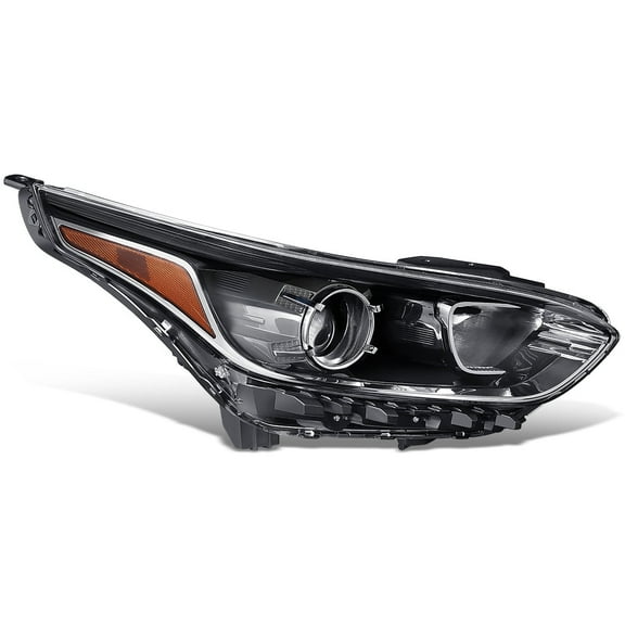 DNA Motoring OEM-HL-0140-R For 2019-2021 Kia Forte OE Style Projector Headlight Lamp Right Passenger Side