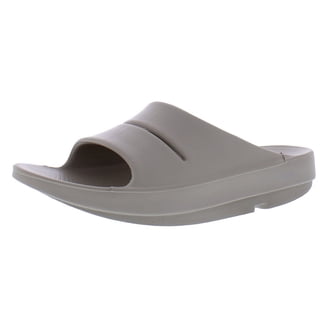 OOFOS OOahh Sandals Slides Rubber Orthotic Size Mens 11 / Womens 12 Gray Men main image 2