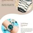 thumbnail image 3 of Poedagar Elegant Watches For Women Waterproof Luminous Date Week Ladies Watch Quartz Stainless Steel Woman's Fashion Wristwatch, 3 of 7