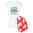 thumbnail image 1 of CafePress - Pharmacy Technician Word Cl - Women's Light Pajamas, 1 of 1