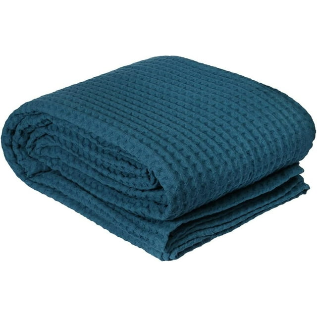 GUAIPOU 100 Combed Cotton Blanket102x108 Inch California King Size