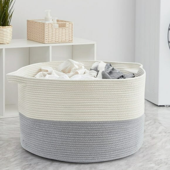Large Blanket Storage Basket