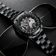 VAVA VOOM Multifunctional Luminous Sports Watch Fashion Top Stainless Steel Strap Calendar High Quality Quartz Elite For Men Wrist Watches