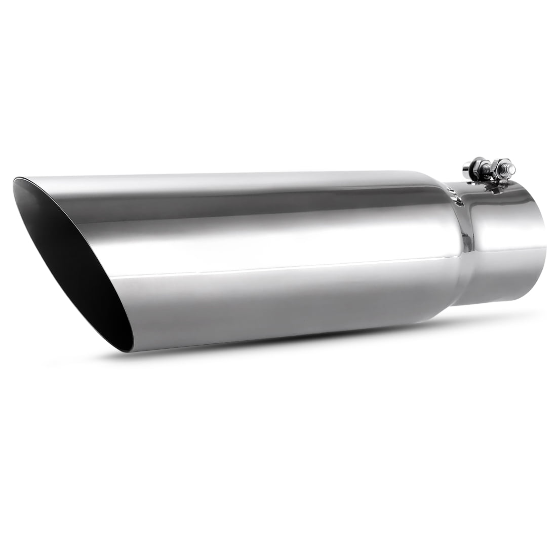 Universal Exhaust Tip Tailpipe 2.75 Inch Inlet x 3.5 Inch Outlet x 12