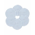 thumbnail image 7 of 13 Inch Round Placemats Set of 6, Light Blue Plaid Non Slip Heat Insulation PP Table Mats, Modern Minimalist Country Washable Place Mats for Kitchen Dining Party Table Decor, 7 of 7