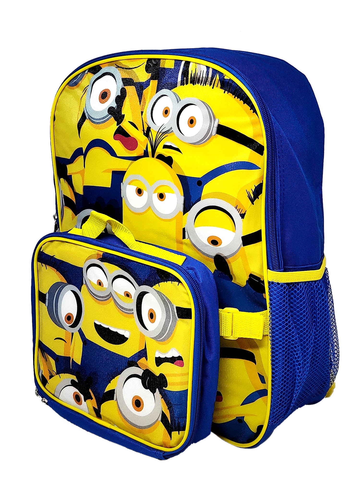 Minions 16 Backpack & Detachable Insulated Lunch Bag 2-Pcs