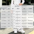 thumbnail image 3 of hotojiny Girls Wide Leg Sweatpants Polka Dot Print Baggy Pant with Drawstring Casual Elastic Waist Loose Athletic Pants(White,14-15 Years), 3 of 6