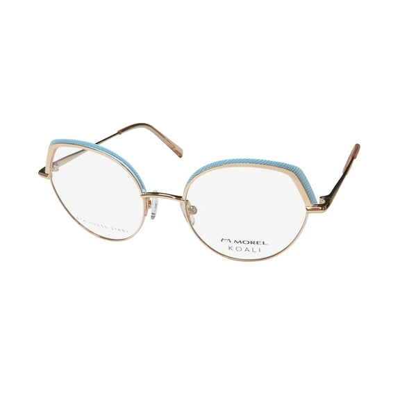 KOALI 20117K EYEGLASS FRAME/GLASSES STAINLESS STEEL OVERSIZED LENSES WOMENS RARE