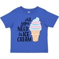 thumbnail image 3 of Inktastic All You Need is Ice Cream with Ice Cream Cone Boys or Girls Toddler T-Shirt, 3 of 5
