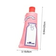 thumbnail image 3 of YiJuHui 4pcs Cute Toothpaste-Shaped Pencil Case with Built-in Sharpener, Large Capacity Pen Pouch for Office & Daily Use, 3 of 6