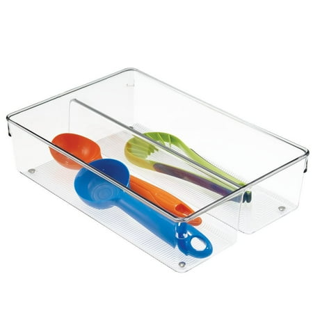 Interdesign Linus Twin Kitchen Drawer Organizer For Silverware