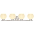 thumbnail image 4 of Aspen Creative 62201, 4-Light Bathroom Vanity, 31-1/2" Wide, Transitional Design, Brushed Nickel, 4 of 6