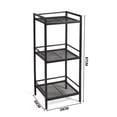thumbnail image 4 of 3-Tier Heavy Duty Metal Shelving Unit, Black Wire Storage Rack Standing Shelf Organizer for Kitchen, Pantry, Living Room & Garage, 4 of 4