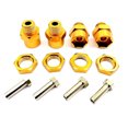 thumbnail image 1 of Adaptador de cubo hexagonal sweethay 12 a 17mm para Vehículo Modelo RC Metal Oro, 1 of 6