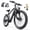 Black, variant on 26"Electric Mountain Bike for Adults, 540W Brushless Motor, Top Speed 25MPH,40 Miles Commuting Range, Front Fork Suspension, Shimano 7-Speed,Dual Disc Brakes