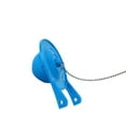 thumbnail image 1 of kurtrusly Office 3 Inch Toilet Flapper Stainless Steel Chain Bathroom Toilets PVC Leakproof Flush Valve Cap Replacement Stopper Repair, 1 of 8
