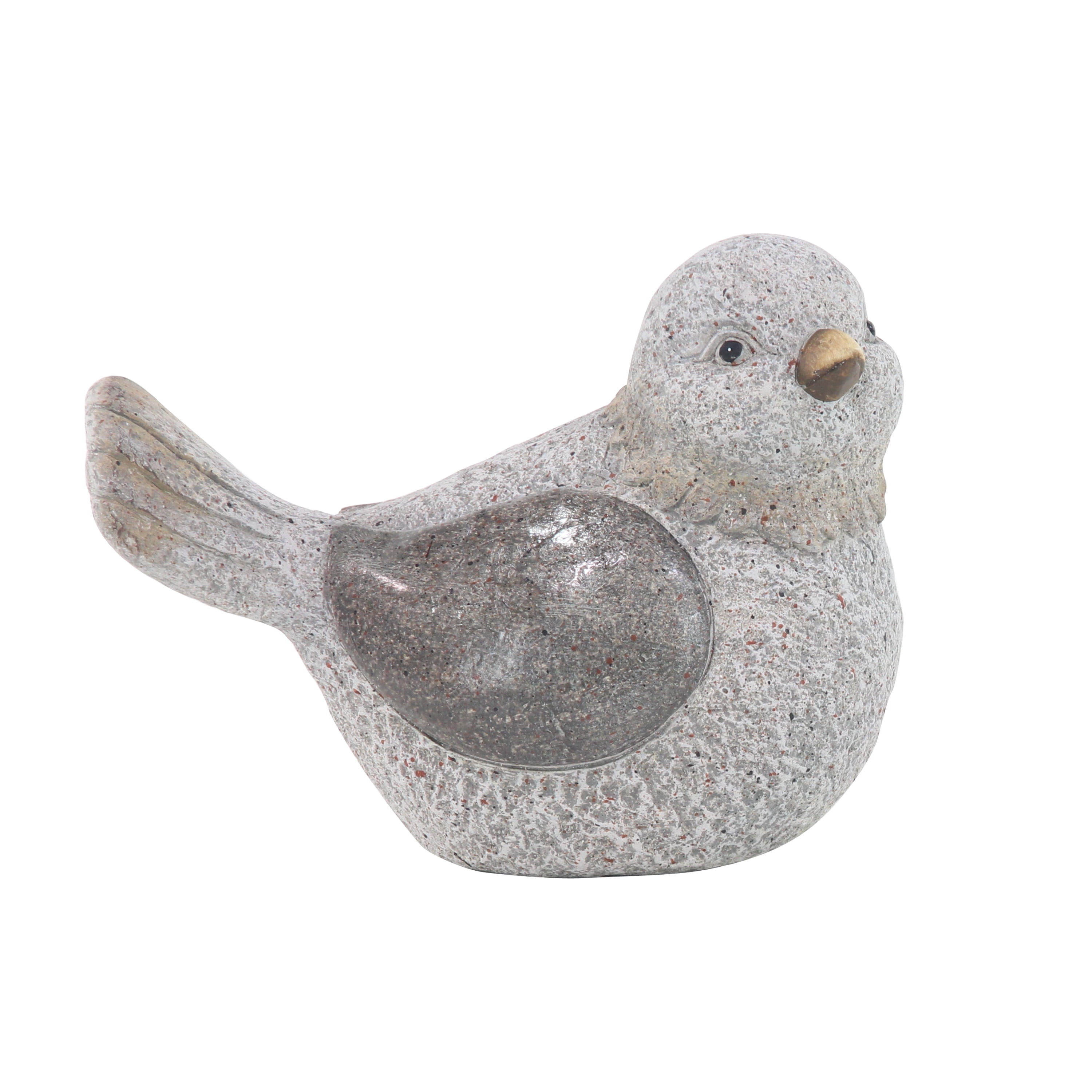 DecMode 10" Indoor Outdoor Bird Garden Sculpture (2 Pack)