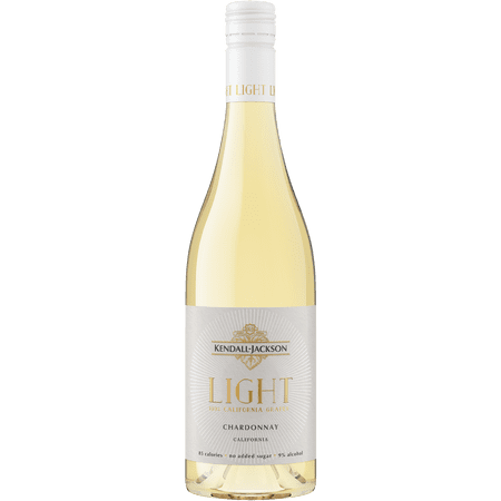 Kendall Jackson Low Calorie Chardonnay California White Wine, 750 ml Bottle, 9% ABV