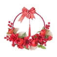 thumbnail image 1 of DOLITY Artificial Wreath, Pomegranate Garland, Hanging Decor Ornament, Tree Wreath for 30cm Outer Diameter, 1 of 8