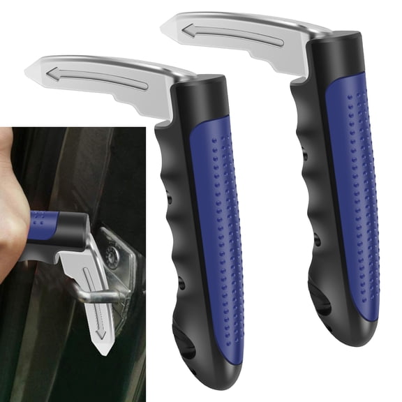 2Pcs Car Door Handle Aluminium Car Handle Assist 3 in 1 Easy to Operate Car Door Handle Easy to Carry Space Saving Car Handle Assist Safe Stable Suitable for Elderly