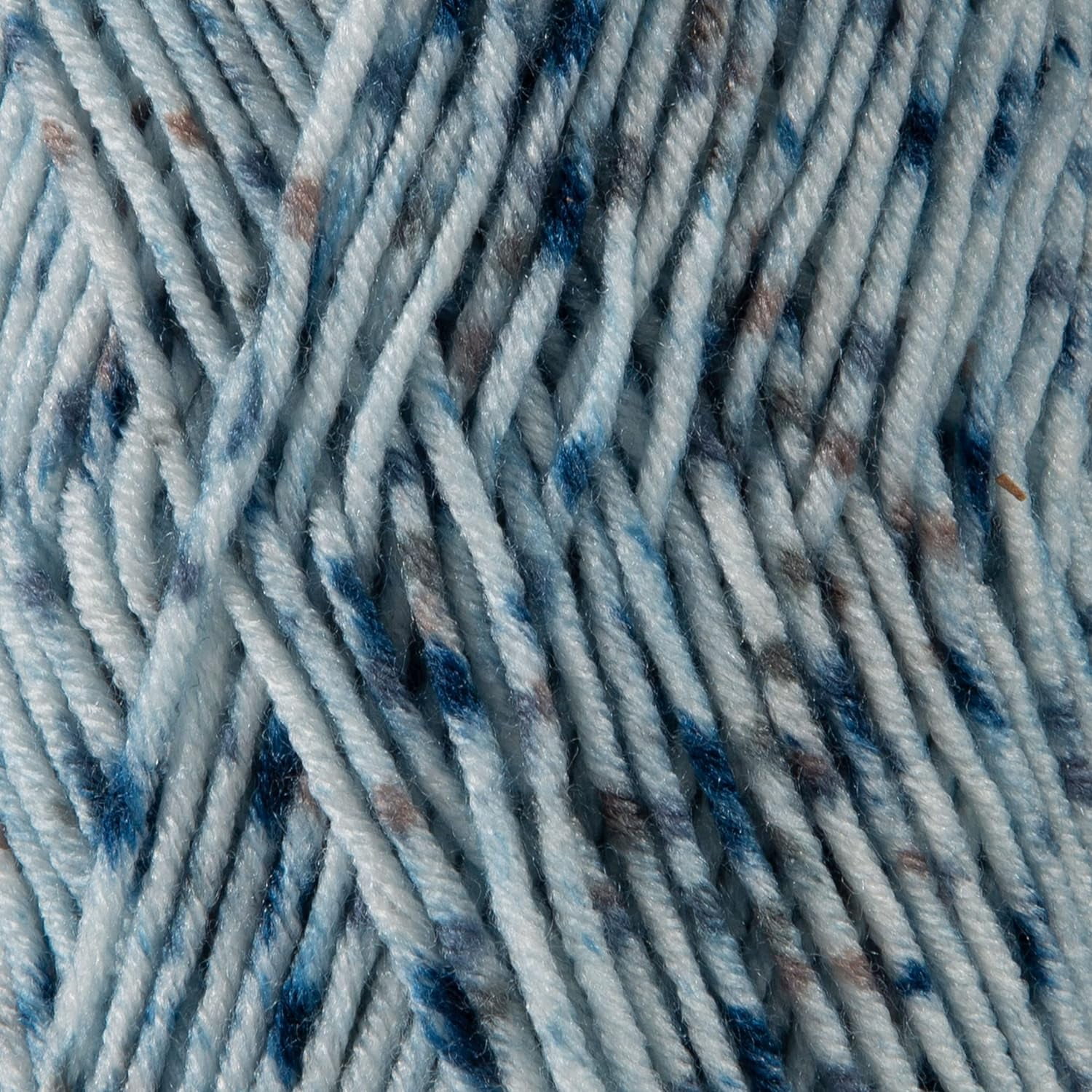 10 Skeins of Sensy Tweed Yarn, 3.5 oz, 214 Yards, Gauge 4 Medium (Blue)