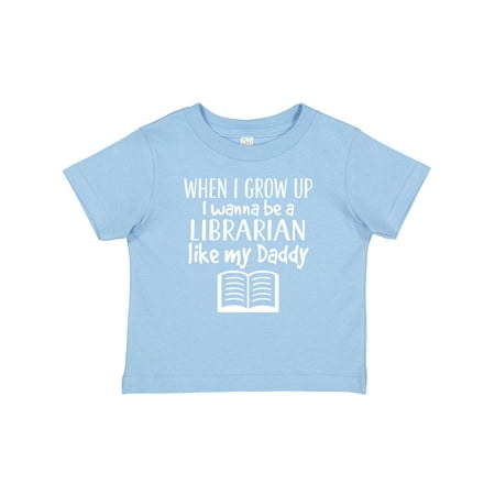 

Inktastic Future Librarian Like Daddy Gift Baby Boy or Baby Girl T-Shirt
