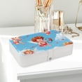 thumbnail image 6 of Cupid PU Leather Jewelry Box Display Case with Removable Compartment and Bracelet Holder - Portable Storage Container, 6 of 6