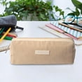 thumbnail image 1 of Estuche de pana | Bolsa con cremallera de tela flocada para útiles escolares | Organizador de papelería para estudiantes | Estuche compacto para bolígrafos, ideal para mochilas, tareas y uso diario., 1 of 6