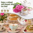 thumbnail image 4 of 30-Pack Heart-Shaped Tea Infusers, Stainless Steel Mesh Filters with Extended Handles for Loose Leaf Tea Brewing, 4 of 5